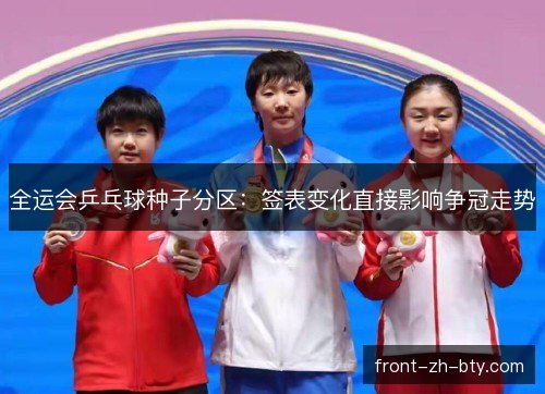 全运会乒乓球种子分区：签表变化直接影响争冠走势